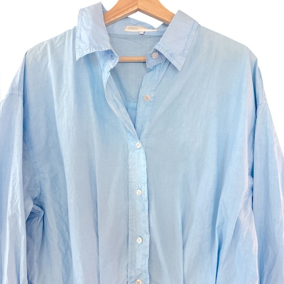 Zara Box Pleat Button Down Shirt Dress - Picture 9 of 14